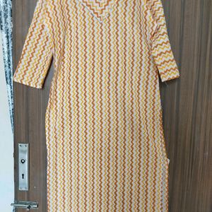 Orange Kurta Set