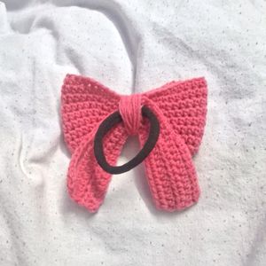 Crochet Hair Bow!! 🎀✨️