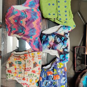 4 Reusable Cloth diaper