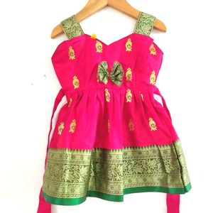 Red Ethnic Dress ( Girls)