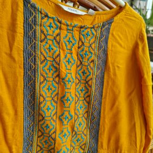 Beautiful Thread Work Kurta Without Leggings