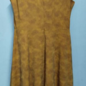 Mustard Gown For Ladies