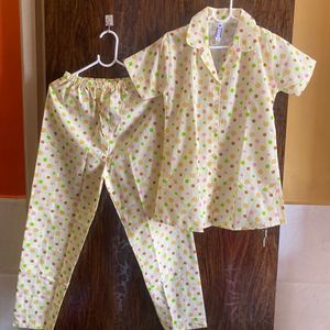 10-12 Year Girl Night Suit