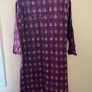 Women Purple Kurta