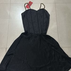 Black  Party Wear Sexy Short Dress For Tall Girls