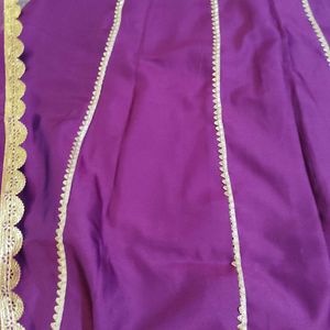 NEW Purple Lehnga Choli With Dupatta