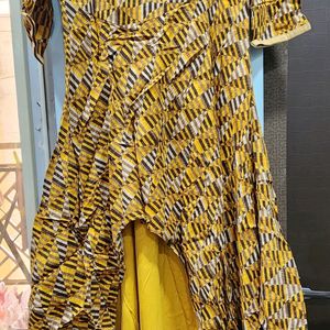 Multi-layered Kurti- Yellow