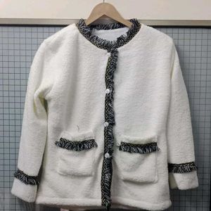 Furry Woolen Cardigan