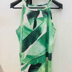 Price Drop ✅ | XL Green tropical dress 👗