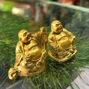 Gold Colour 2 Pcs budha Set Home decor Items