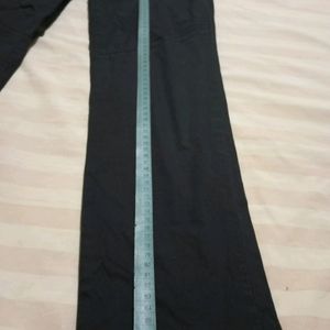 Black Casual Stitch Design Pant