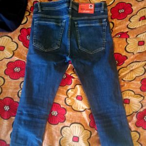 Dark Blue Demage Jeans