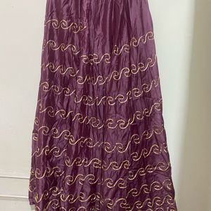 Ethnic Skirt Purple