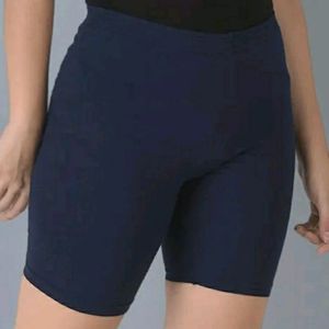 Navy Blue Short Tights Women