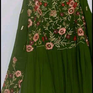 Long Embroidery Gown