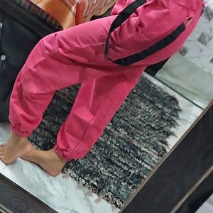 Pink  Cargo Jogger