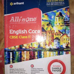 All in One English Core Book For Class 11th