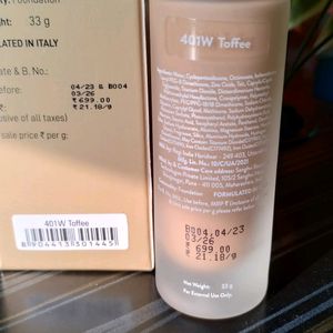 🆕MyGlamm Super Serum Foundation - 401W Toffee