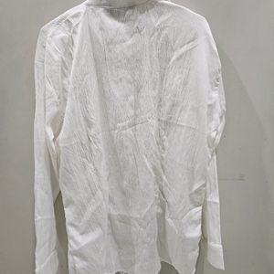 White Polyester Shirt