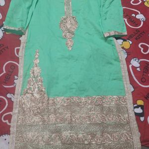 Party Wear Kurti Plazo Set