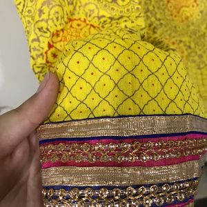 Beautiful Yellow Ethnic Skirt From INA Market