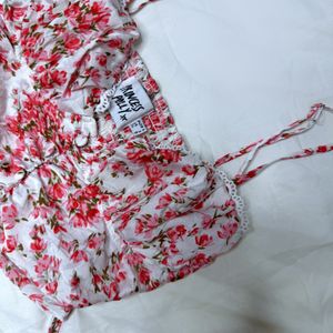 Princess Polly Floral Crop Top