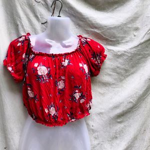 CUTE FLOWER PRINT TOP