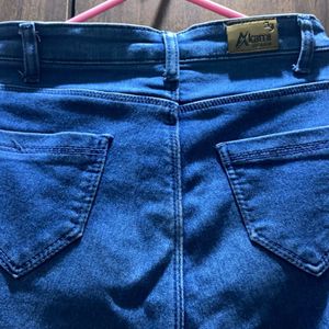 Blue High Waist Jeans