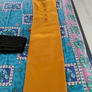 Kurta Set Yellow Colour