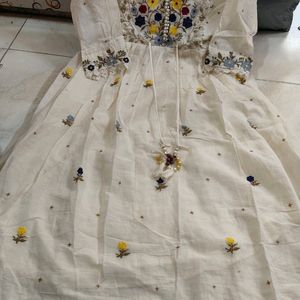 Embroidery Gown