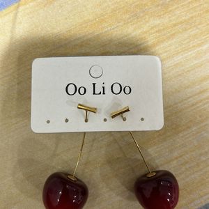 Korean Stylish beautiful Cherry Earings