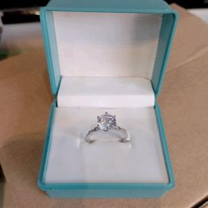 Diamond Ring Pure Silver 925