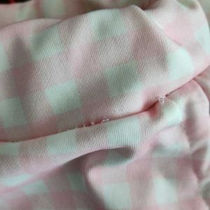 Pink And White Checks Co-ord (Women's)