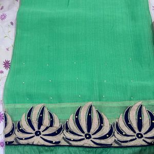 Green Saree