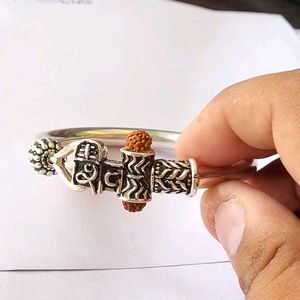 Silver Gents Bracelet (Shiva)