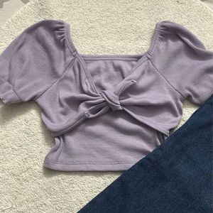 SSS Lavender Crop Top