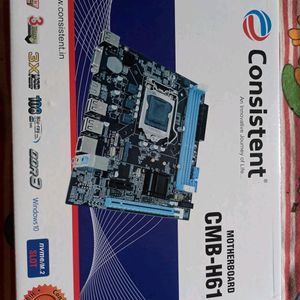 Consistent DDR3 Motherboard CMB H61 With NVME slot