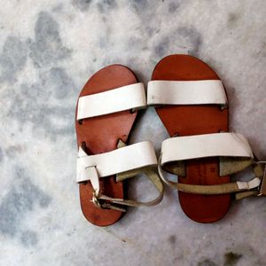 Zara Leather Flat