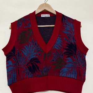 Crop Vest Sweater