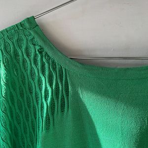 Green Knitted Top