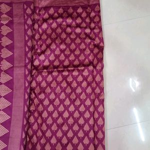 wine colour saree