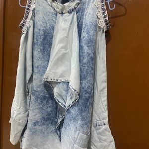 Denim Color Top