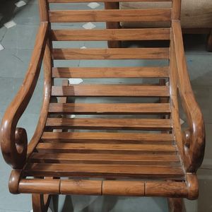 Teak Rocking Chair