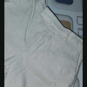 White Denim Pants