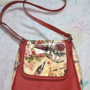 Red Sling Bag