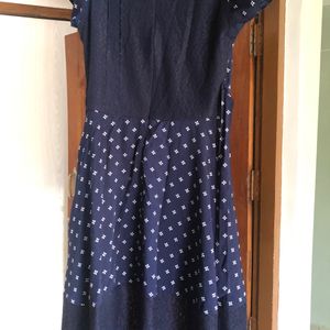 Navy Blue Frok For Girls