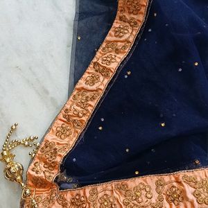 Peach Colour Wedding Lehnga