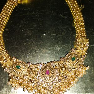 Multicolour Necklace With Earrings