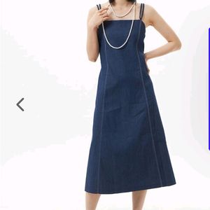 Cordorouy Strap Korean Dress