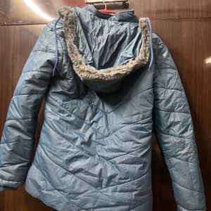 Women Solid Puffer Jacket